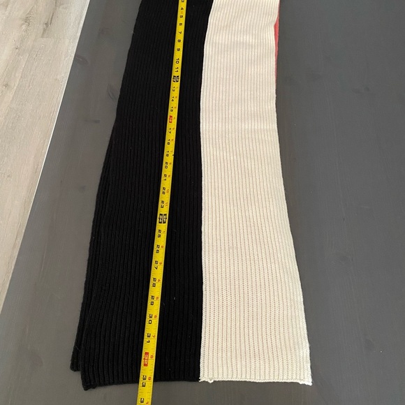 KATE SPADE NEW YORK colorblock wool blend scarf - Picture 7 of 8